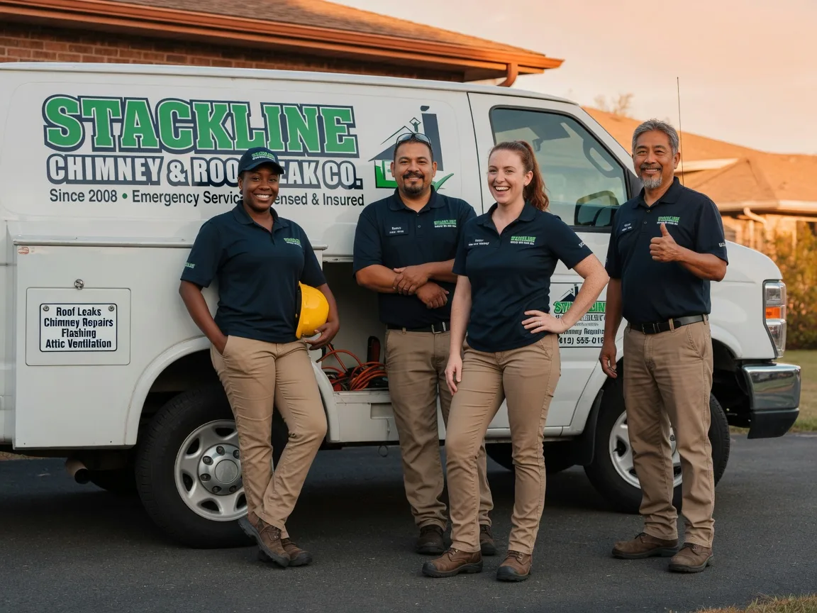 Chimney flashing repair company in Woodland, MI